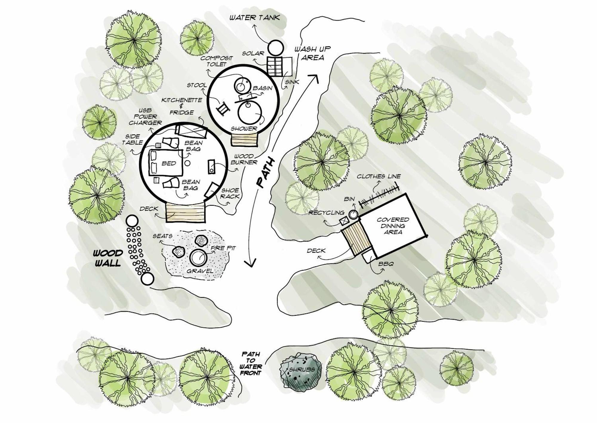 فندق Numie - Freycinet Peninsula - Glamping - Heated - Waterfront كولز باي المظهر الخارجي الصورة