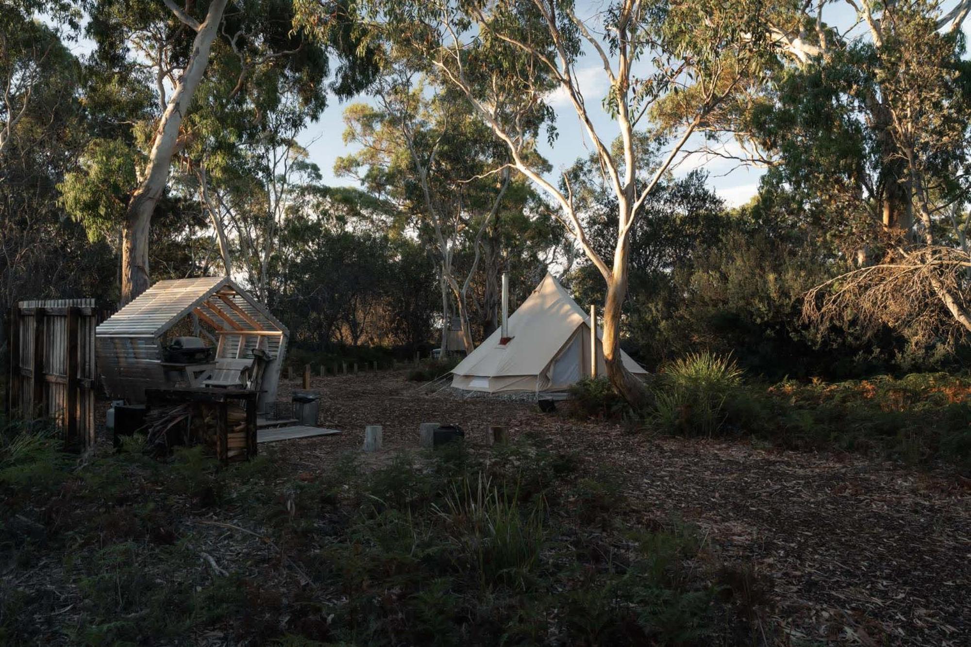 فندق Numie - Freycinet Peninsula - Glamping - Heated - Waterfront كولز باي المظهر الخارجي الصورة