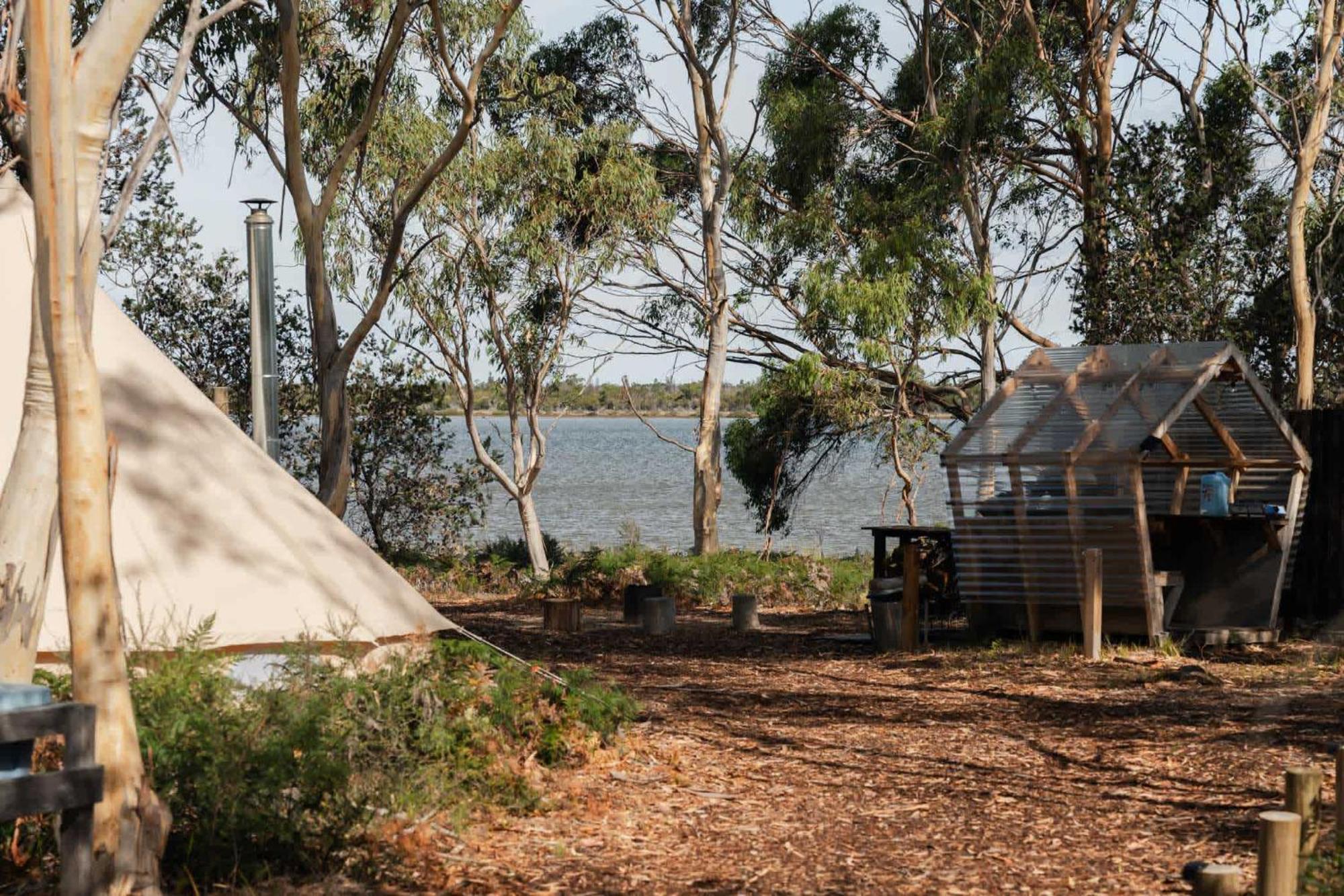 فندق Numie - Freycinet Peninsula - Glamping - Heated - Waterfront كولز باي المظهر الخارجي الصورة